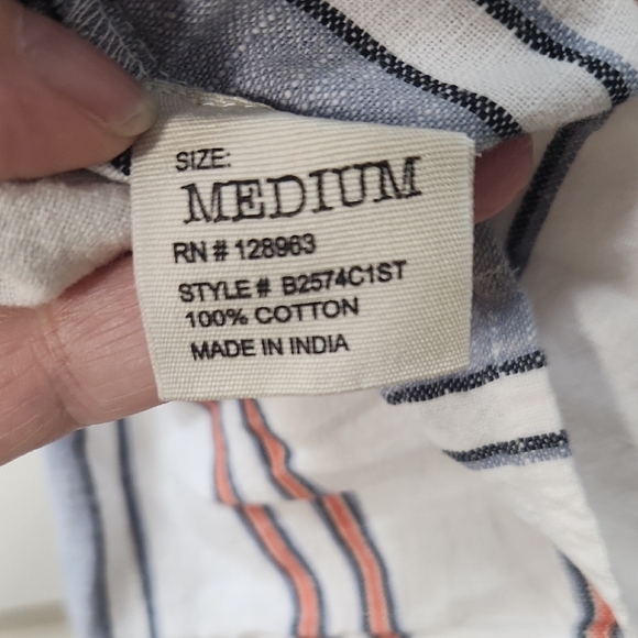 Rocks & Indigo Embroidered Boho Top Size M - Picture 6 of 8